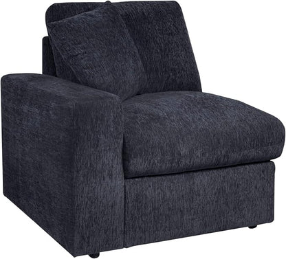 Ball & Cast 127" Oversized Modular L-Shaped Sectional Sofa,Large Chenille Upholstered Couch 7 Seat with Ottoman,Cup Holders&USB Ports,Comfty Sectionals W/Pillows&Storage Box,for Living Room,Dark Gray