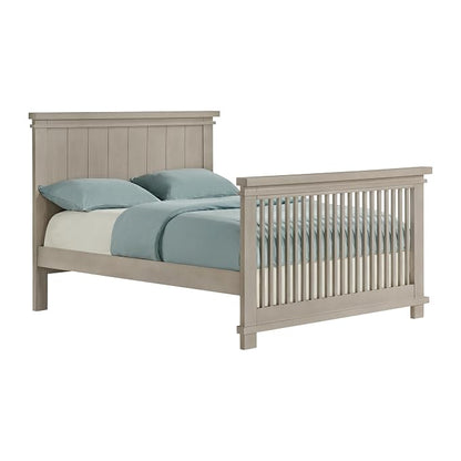 Soho Baby Chandler Crib to Full-Size Bed Conversion Kit, Stone Wash, GreenGuard Gold Certified