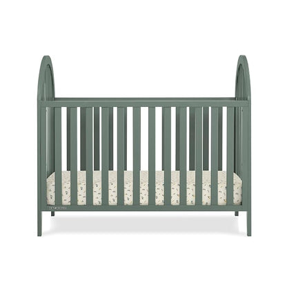 Delta Children Milano 4-in-1 Convertible Crib - Greenguard Gold Certified, Grassy Glen