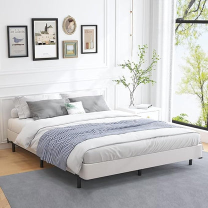ALDRICH Low Profile Box Spring Full Size,3 Inch Heavy Duty Metal Box Spring for Full Bed,Mattress Foundation Non-Slip/No Noise/Easy Assembly (Full)