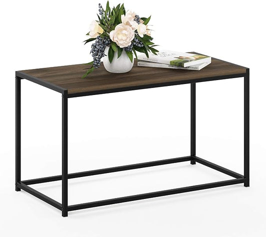 FURINNO Camnus Modern Living Coffee Table, Columbia Walnut