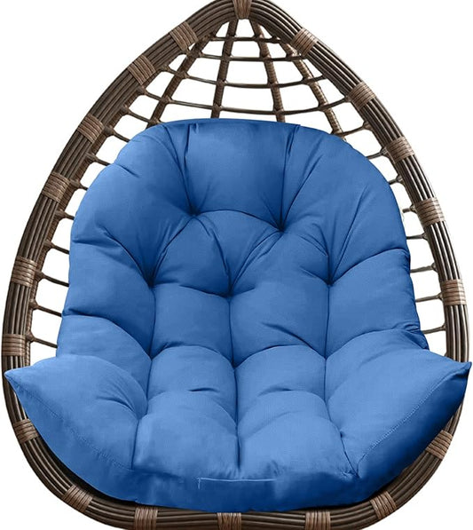 DANGHOOGY Egg Chair Cushion, Waterproof Outdoor Egg Replacement Cushions, Patio Chair Cushions for Outdoor Funiture, Thickened Hanging Chair Cushion, 35x47x7 Inches (Royal Blue)