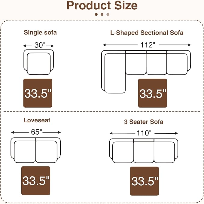 adochr 33'' PU Leather Large Square Ottoman Coffee Table with Storage, Upholstered Button Tufted Footrest Ottoman with Solid Wooden Tray,Coffee Table for Living Room,Ivory
