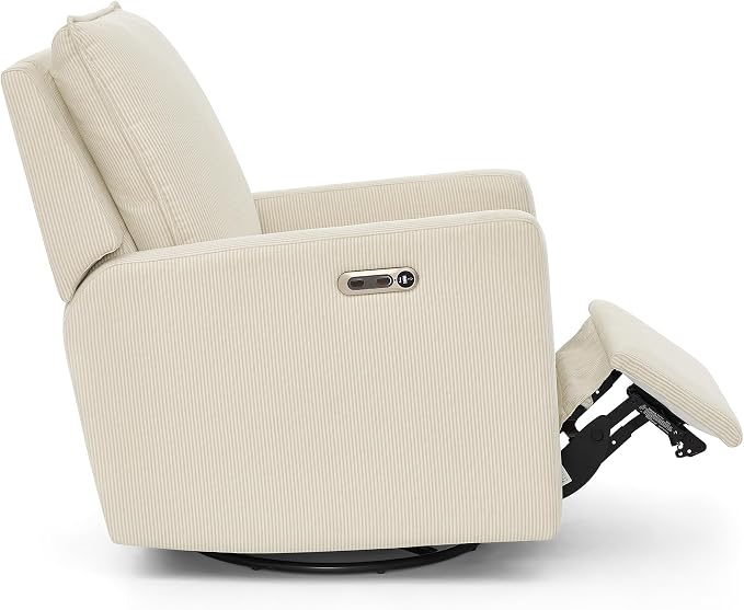Delta Children - babyGap Harlowe Power Recliner, Almond | Power Recliner with USB-A and Type-C Ports, Greenguard Gold Certified, Stain-Resistant Fabric, Oeko-TEX 100 Certified