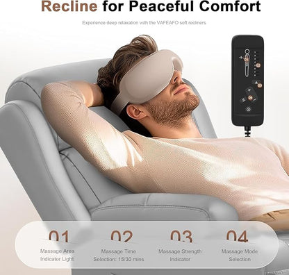 Reclining Loveseat, 55.1" RV PU Leather Wall Hugger Recliner Love Seats Sofa with Charging Station, Removable Armrest, Cup Holder, Double Recliners Couch, Manual Love Seat for Living Room