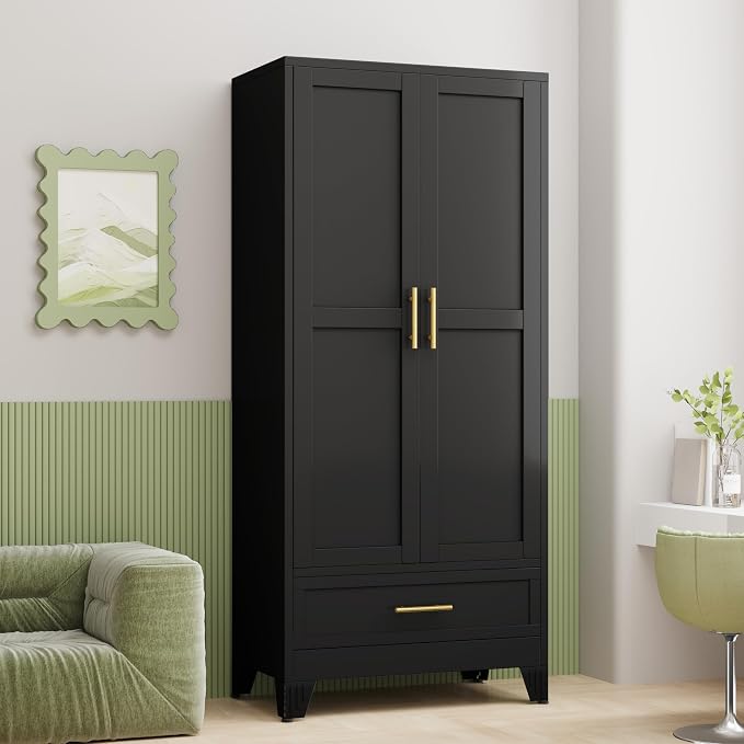 GAIOUS Steel Armoire Wardrobe Closet