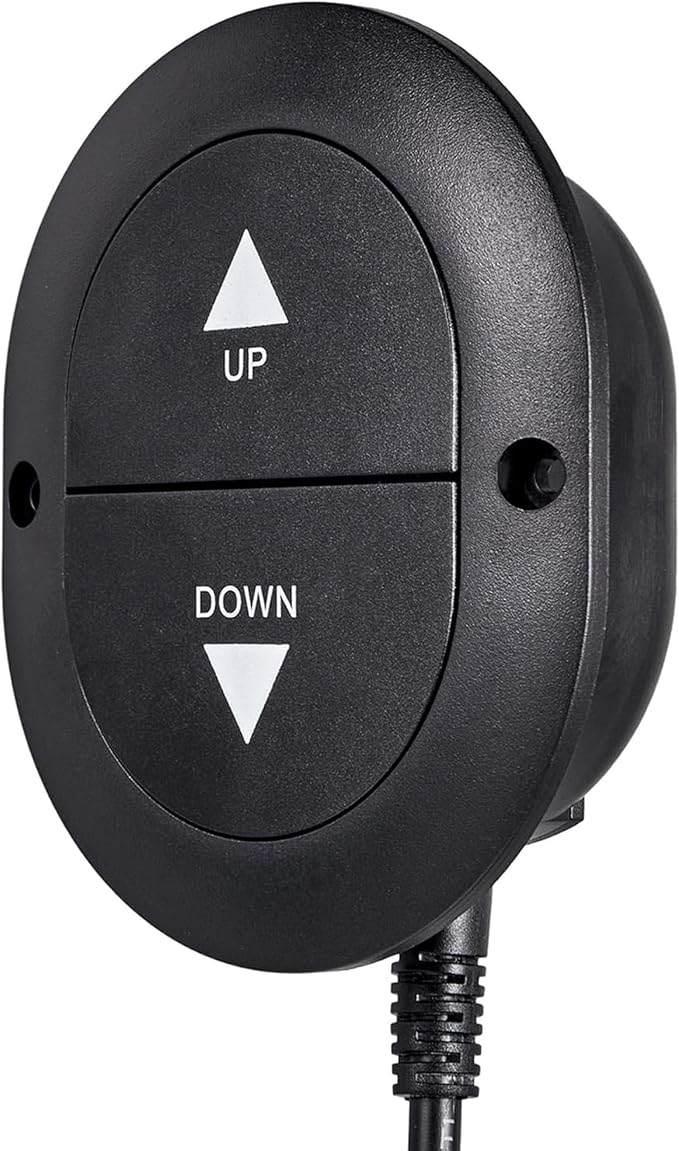 AWINLI 90 ° Curved Oval 2-Button 5-Pin Electric Recliner Manual Controller | Electric Lift Chairs Hand Controller Side Control Handset Replacement Parts,for Limoss,Okin,Lift,Electric Sofa Controller