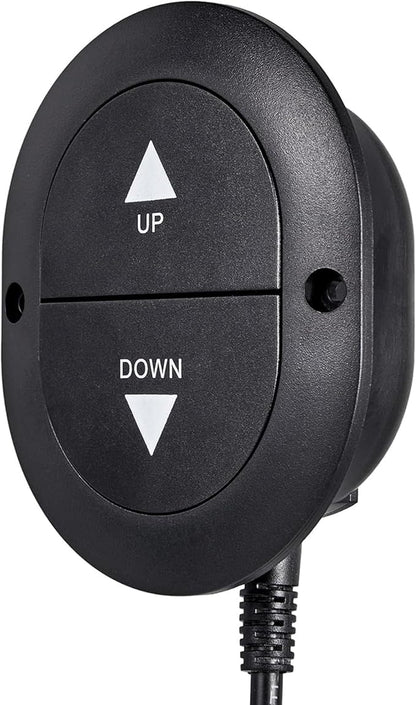 AWINLI 90 ° Curved Oval 2-Button 5-Pin Electric Recliner Manual Controller | Electric Lift Chairs Hand Controller Side Control Handset Replacement Parts,for Limoss,Okin,Lift,Electric Sofa Controller