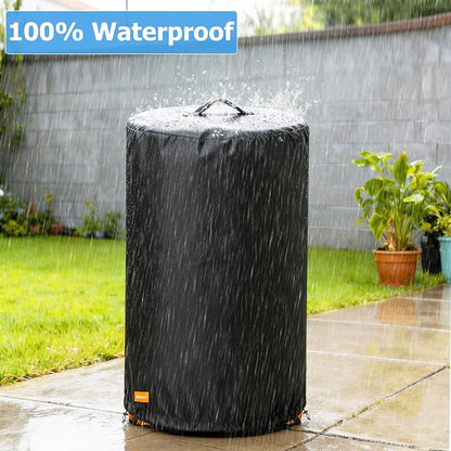 Cover for Ninja Fireside 360 Fire Pit,Outdoor Heavy Duty 600D Waterproof Cover for Ninja Fireside 360 Outdoor Heater,Designed with Buckles and Drawstring to Fix,Fits Ninja Fireside 360 Firepit
