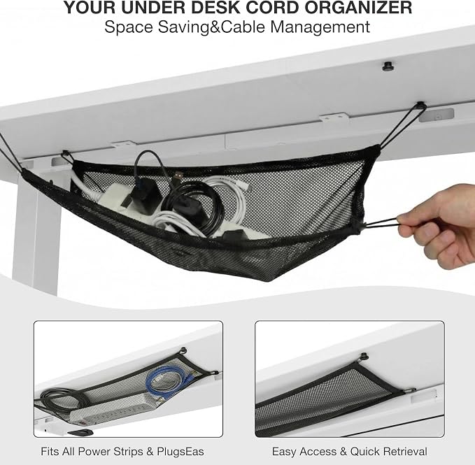 Acrolix Electric Standing Desk, Height Adjustable Home Office Desk with Memory Presets & Cable Management,White Sit Stand Desk for Work from Home, Ergonomic Computer Desk (63" x 24")