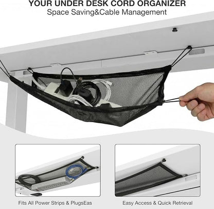 Acrolix Electric Standing Desk, Height Adjustable Home Office Desk with Memory Presets & Cable Management,White Sit Stand Desk for Work from Home, Ergonomic Computer Desk (63" x 24")