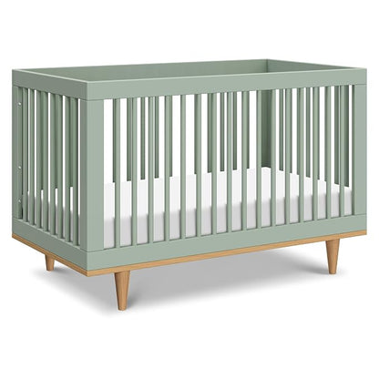 Davinci Marley 3-in-1 Convertible Baby Crib, Light Sage | GREENGUARD Gold Certified, FSC Certified, Converts to Toddler Bed & Daybed, 4 Adjustable Mattress Heights - Easy Assembly