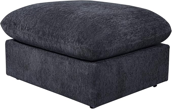 Ball & Cast 146" Oversized Modular L-Shaped Sectional Sofa,Large Chenille Upholstered Couch 8 Seat with Movable Ottoman & 2 Pillows,Comfty Sectionals W/Cup Holders & USB Port,for Living Room,Dark Gray