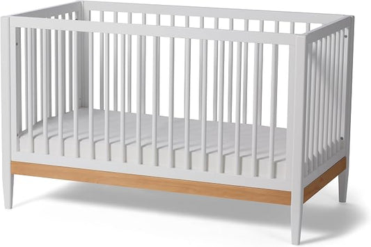 Little Seeds Clover 4-in-1 Convertible Baby Crib to Toddler Bed, White