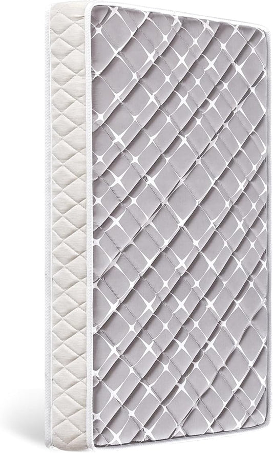 Premium Hypoallergenic Baby Crib Mattress and Toddler Mattress - 52" x 27.6" x 5" - Breathable - Firm Soft - Fits Standard Cribs and Toddler Beds
