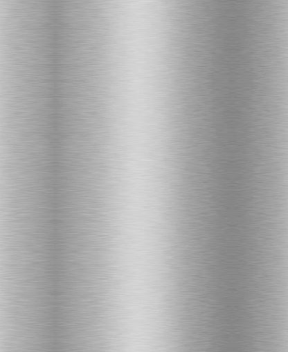 Armen Living Madrid 26" Counter Height Swivel Modern Gray Faux Leather and Brushed Stainless Steel Bar Stool for Kitchen Island Counter