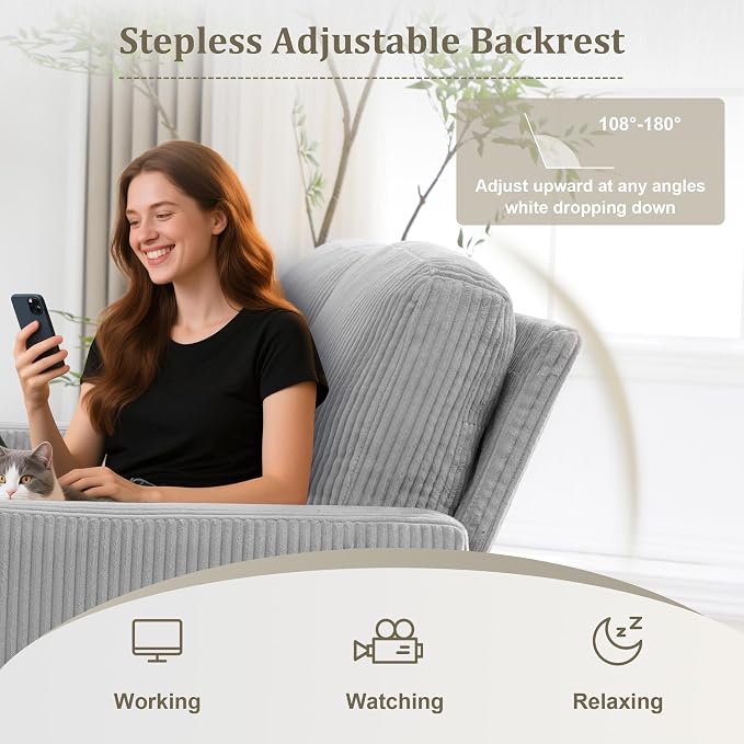 3 in 1 Folding Convertible Sleeper Sofa Bed, Pull Out Couch with Side Pockets USB Port Side Table Loveseat Sofa Bed with Adjustable Backrest for Living Room Bedroom 66" LIGHTGREY 2 SEAT