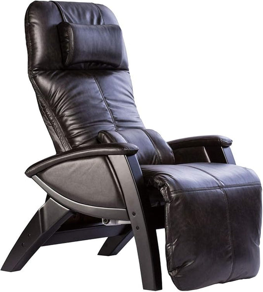 Svago ZGR Plus Zero Gravity Chair (SV395) Vibration Massage Power Recline Memory Foam Pillow Heat Therapy (Midnight/Black)