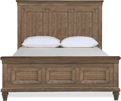 New Classic Furniture Mariana 5-Piece Wood Queen Bedroom Set, Vintage Mocha
