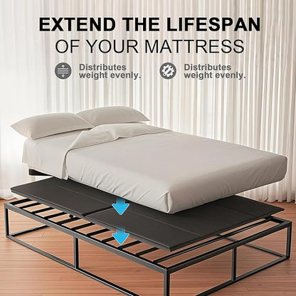 Imperius Folding Spring Box Bunkie Board,10MM, Bed Support Flat Noodles, Queen Size 60x80'' ﻿Light and Thin, Breathable, Noise Minimizing,Moisture Resistant Bunkieboards