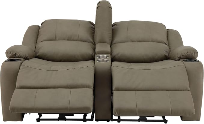 RecPro Charles 64" RV Wall Hugger Reclining Sofa | Putty