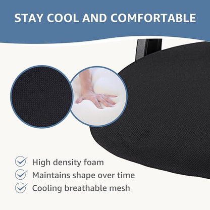 DUMOS Ergonomic Office Chair – High Back Mesh Computer Chair with Lumbar Support, Headrest, Flip-up Arms, and Swivel Wheels – Comfortable Gaming & Desk Chair for Home Bedroom Office,Black
