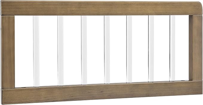 Delta Children Sloane 4-in-1 Acrylic Convertible Crib - Greenguard Gold Certified, Acorn/Matte Black