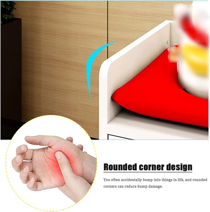 Commercial Reception Counter with Lockable Drawers, Small Reception Desk, Multifunctional Front Counter Desk for Warehouse Office Beauty Salon Restaurant