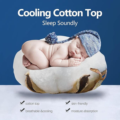 COONP Full Mattress Topper, Extra Thick Pillowtop, Cooling Plush Mattress Pad Cover Cotton Top Bed Topper Protector with 8-21 Inch Deep Pocket