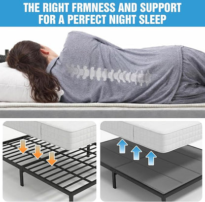 Bunkie Board King Size (76x80''), 10mm Bed Boards for Under Mattress, Breathable, Noise Minimizing, Moisture Resistant Bunkieboards, Heavy Duty Bed Support Board for Platform & Slatted Frames