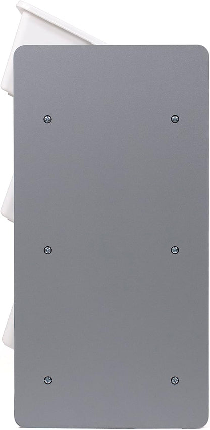 Humble Crew Made for Me Kids Toy Storage Organizer with 12 Storage Bins, Grey/White
