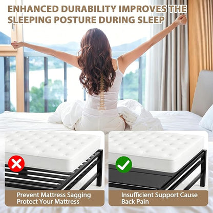 Heavy Duty Bunkie Board Queen Size 60"x80",10MM Bed Support Board, Anti-Sag Mattress Support for Slatted Bed Frame, Bunk Bed & Platform Bed