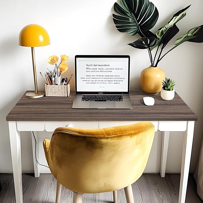 Kaboon 60x28 inches Tabletop, Solid One-Piece Desktop for Sit Stand Desk, Double Desks, L Desk DIY,Wood Countertop Home or Commercial Use,1 inch Thick, Eucalyptus/Rustic Wood, 27.56" D x 59.1" W