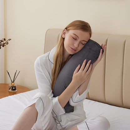 Adjustable 4pcs Bed Wedge Pillow Set, Memory Foam Wedge Pillows Post Surgery for Back, Neck, Leg Pain Relief, Pillow Wedge for Sleeping, Sitting up in Bed, Acid Reflux and GERD, Velvet