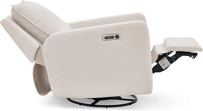 babyGap Harlowe Power Recliner with USB-A and Type-C Ports by Delta Children - Greenguard Gold Certified – Stain-Resistant Performance Fabric is Oeko-TEX Standard 100 Certified, Sand