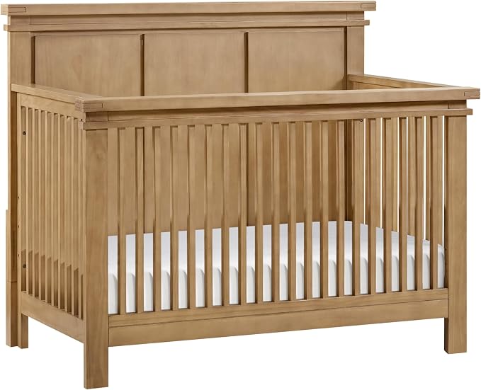 Soho Baby Mystic 4 in1 Crib Convertible, Honey Wood