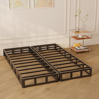 Maenizi Split California King Box Spring 5 Inch, Easy Assembly Bed Foundation, Heavy Duty Low Profile Metal Box Spring with Fabric Cover, Noise Free