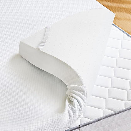 Sweetcrispy Mattress Topper Full with Removable Soft Cover, Memory Foam 3 Inch Thick Gel Infused Cooling Pad for Pressure Relieve for Full Size Bed, Sleeper Sofa, RV, Camper, CertiPUR US Certified