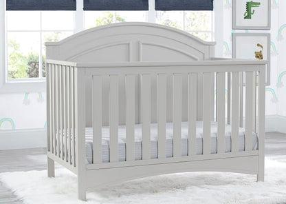 Delta Children Perry 6-in-1 Convertible Crib - Greenguard Gold Certified, Moonstruck Grey