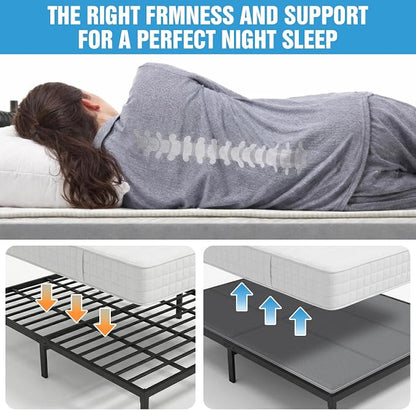 Bunkie Board Full Size (54x75''), 10mm Bed Boards for Under Mattress, Breathable, Noise Minimizing, Moisture Resistant Bunkieboards, Heavy Duty Bed Support Board for Platform & Slatted Frames