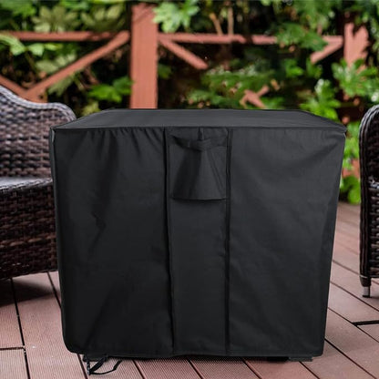 Rectangular Fire Pit Cover for Best Choice Products 42 Inch Gas Fire Pit Table,Outdoor Waterproof Propane Firepit Table Cover - 42 X 20 X 25 Inch