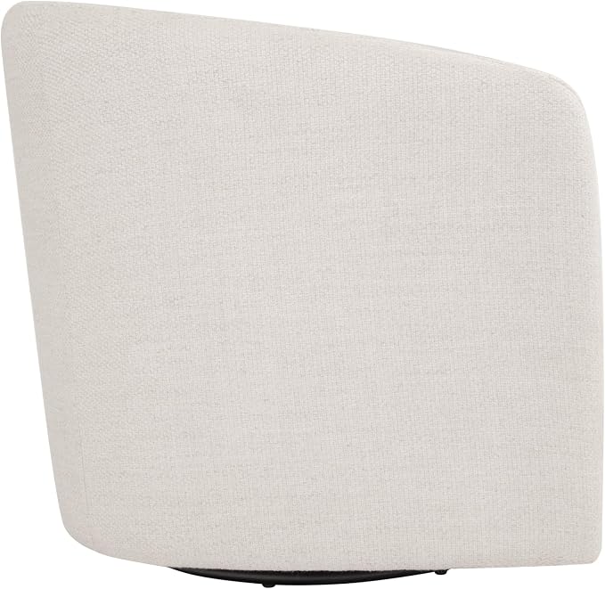 HomePop 360° Swivel Barrel Accent Chair - Putty Woven Fabric
