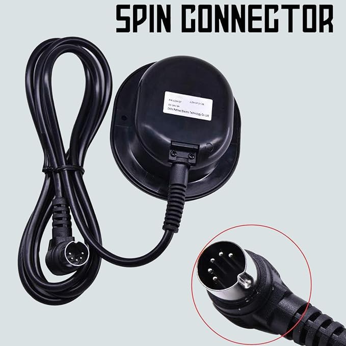 AWINLI 90 ° Curved Oval 2-Button 5-Pin Electric Recliner Manual Controller | Electric Lift Chairs Hand Controller Side Control Handset Replacement Parts,for Limoss,Okin,Lift,Electric Sofa Controller