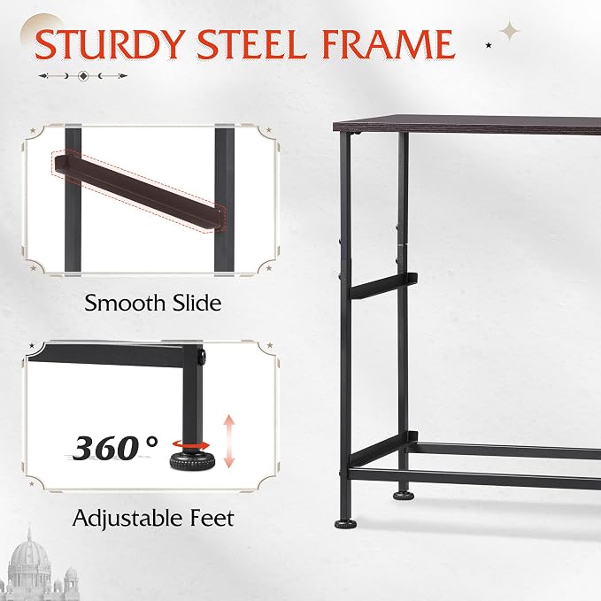 WLIVE Night Stand Set 2, Dresser and Nightstand Sets, Small Dresser for Bedroom with 2 Drawers, End Table with Fabric Bins for Closet, Bedside Furniture, College Dorm, Dark Grey