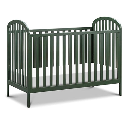Davinci Beau 3-in-1 Convertible Baby Crib, Forest Green | GREENGUARD Certified, Converts to Toddler Bed & Daybed, 4 Adjustable Mattress Heights, Toddler Conversion Kit Sold Separately