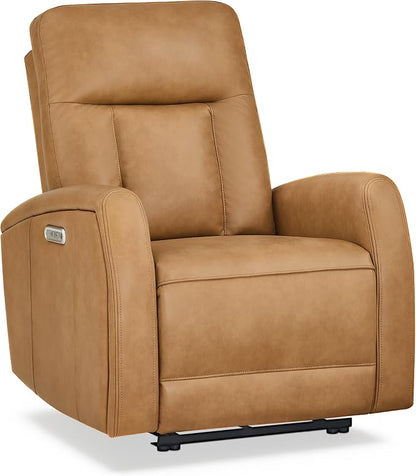 KISLOT Wall Hugger Power Recliner Chair with USB & Type-C Ports Faux Leather Recliner 135° Reclining Small Space Electric Sofa for RV Living Room Bedroom