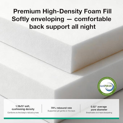 Novilla Full Size Bed Frame with Charging Station & LED Lights, Upholstered French Luxury Platform Bed with Wingback Headboard, Lamb Wool Fabric, No Box Spring Needed, Easy Assembly, Cream White