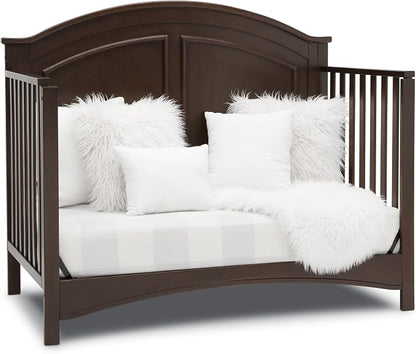 Delta Children Perry 6-in-1 Convertible Crib - Greenguard Gold Certified, Walnut Espresso
