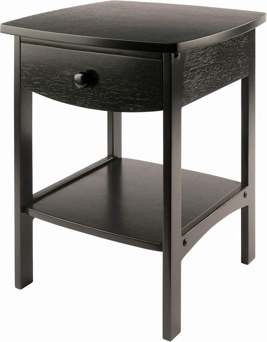 Winsome Wood Claire Accent Table, Black