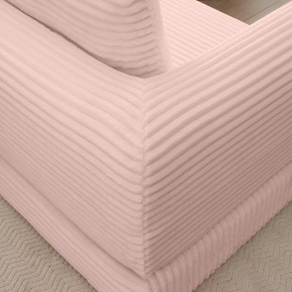 82-Inch Foldable Loveseat Boneless Cloud Couch, Modern Compressed Foam Daybed Floor Mattress Sleeper Sofa, 2-in-1 Boneless Convertible Sofa in a Box,No Assembly Required